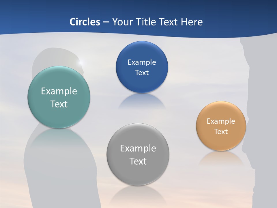 A Silhouette Of A Person Sitting In A Cave With The Sun Setting In The Background PowerPoint Template