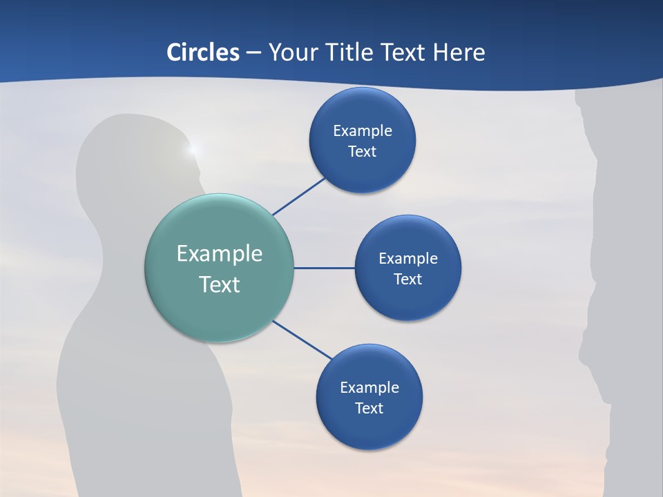 A Silhouette Of A Person Sitting In A Cave With The Sun Setting In The Background PowerPoint Template