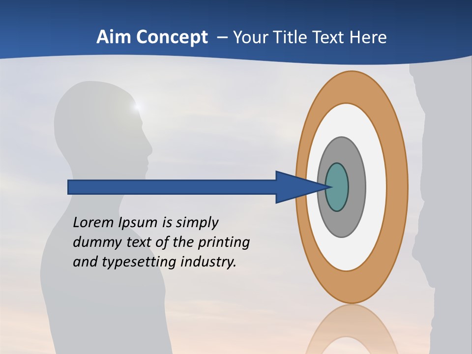 A Silhouette Of A Person Sitting In A Cave With The Sun Setting In The Background PowerPoint Template