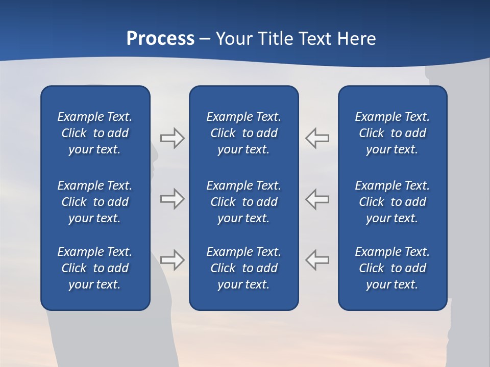 A Silhouette Of A Person Sitting In A Cave With The Sun Setting In The Background PowerPoint Template