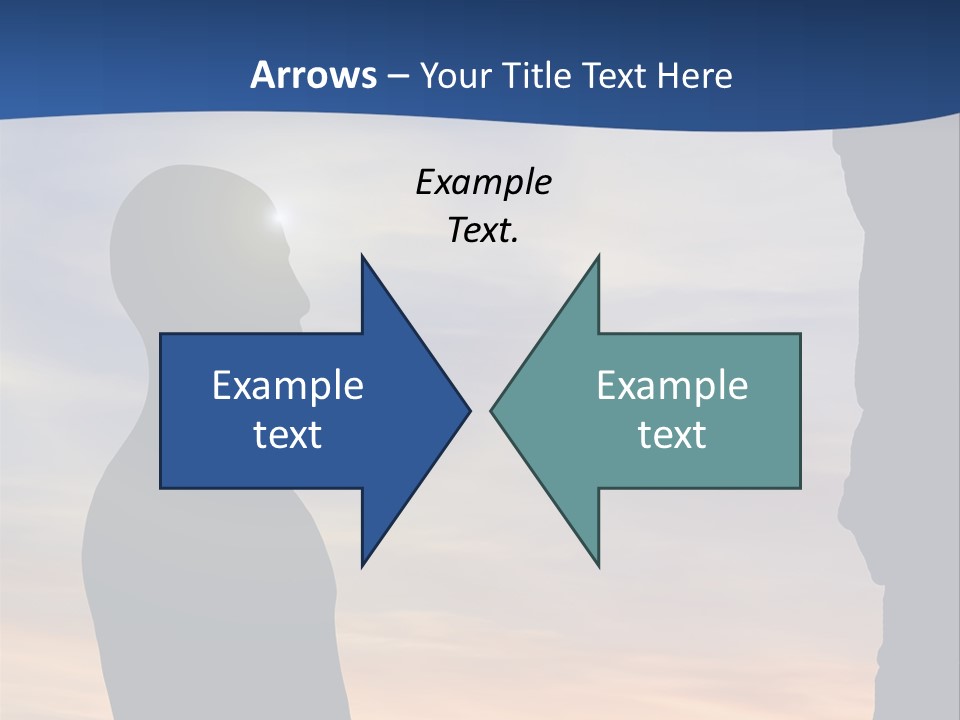 A Silhouette Of A Person Sitting In A Cave With The Sun Setting In The Background PowerPoint Template