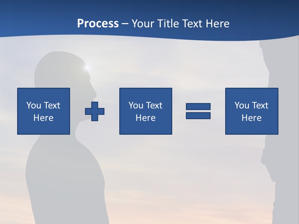 A Silhouette Of A Person Sitting In A Cave With The Sun Setting In The Background PowerPoint Template