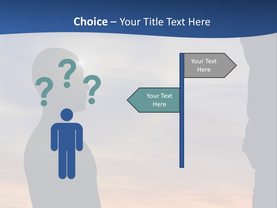 A Silhouette Of A Person Sitting In A Cave With The Sun Setting In The Background PowerPoint Template