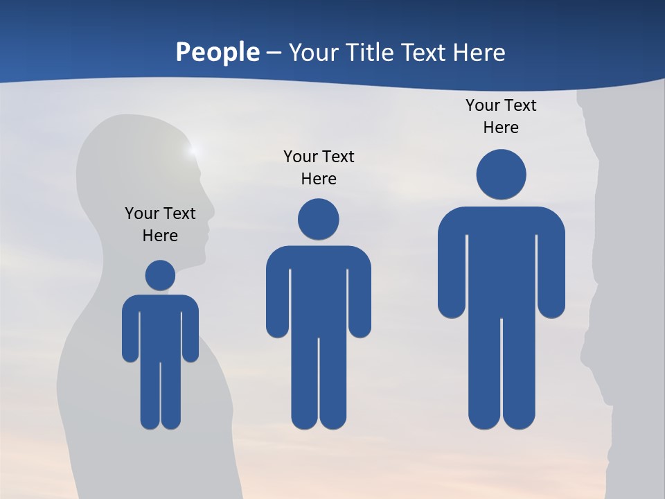 A Silhouette Of A Person Sitting In A Cave With The Sun Setting In The Background PowerPoint Template