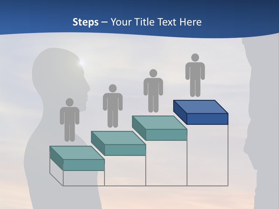 A Silhouette Of A Person Sitting In A Cave With The Sun Setting In The Background PowerPoint Template