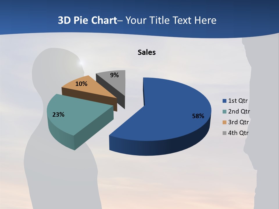 A Silhouette Of A Person Sitting In A Cave With The Sun Setting In The Background PowerPoint Template