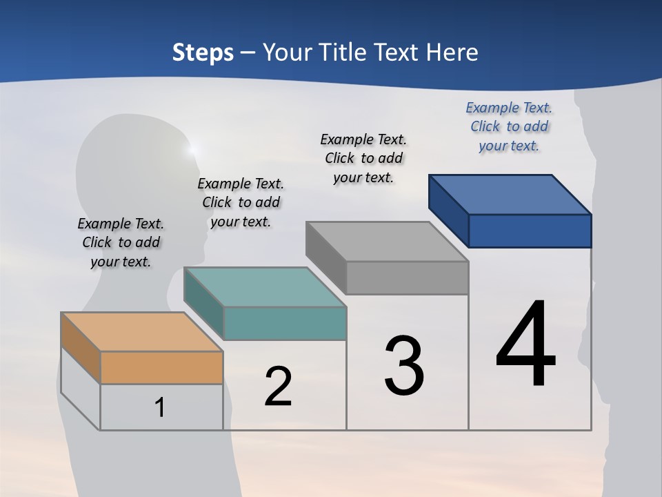 A Silhouette Of A Person Sitting In A Cave With The Sun Setting In The Background PowerPoint Template