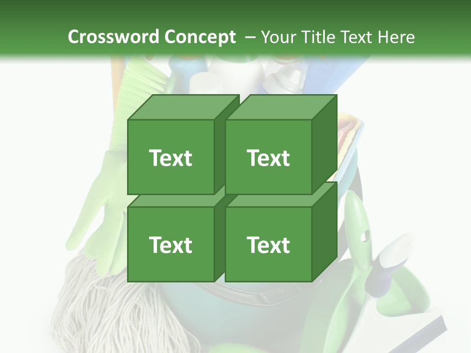 Bottle Chemical Chores PowerPoint Template