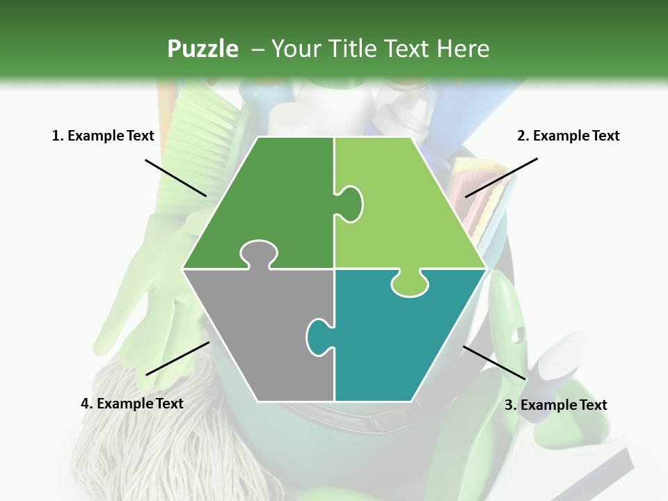 Bottle Chemical Chores PowerPoint Template