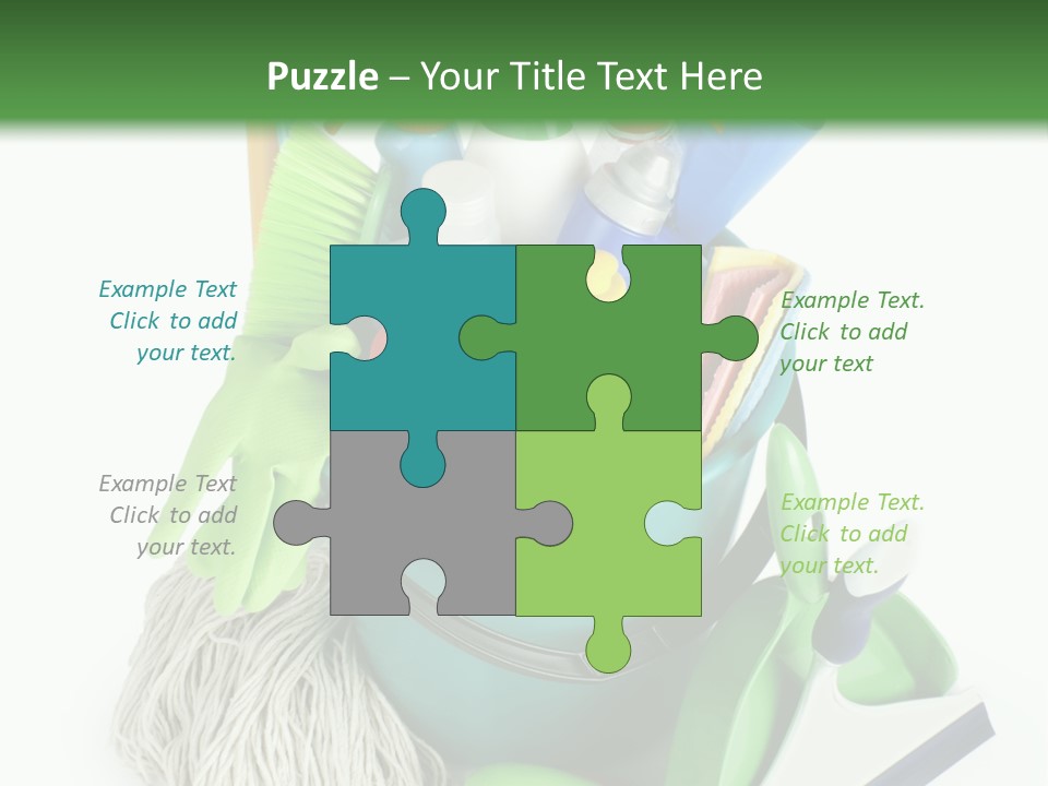 Bottle Chemical Chores PowerPoint Template