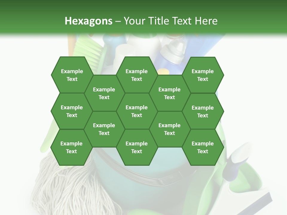 Bottle Chemical Chores PowerPoint Template