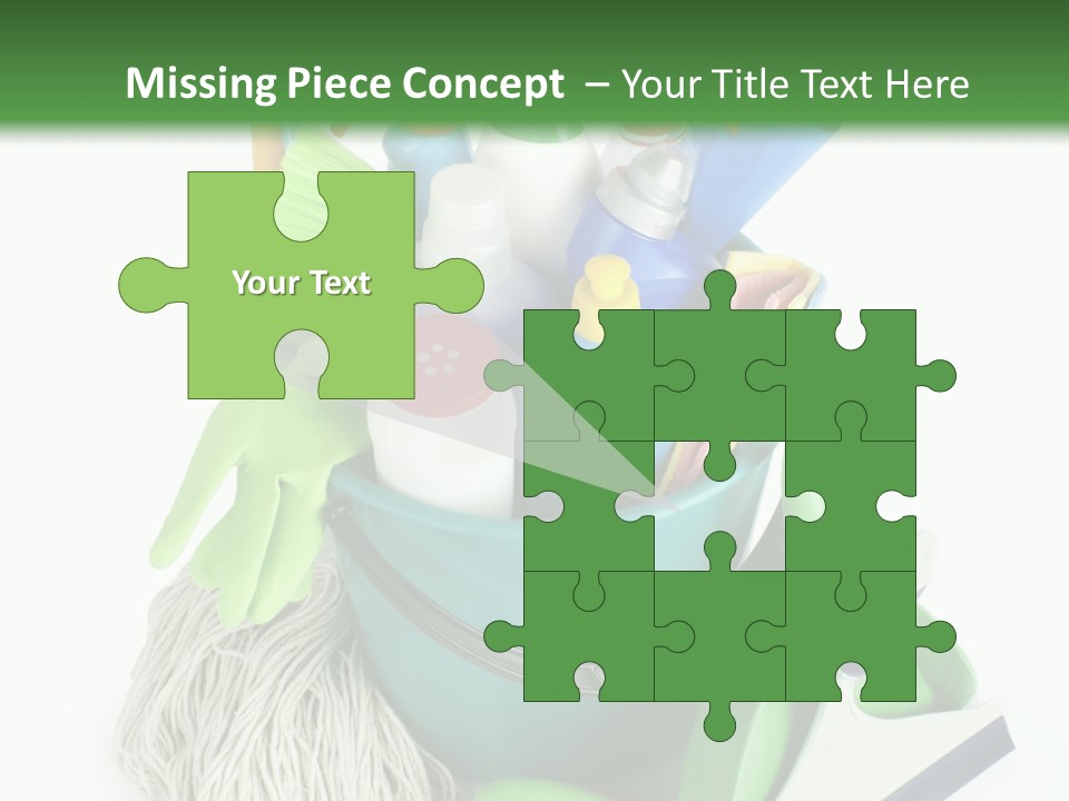 Bottle Chemical Chores PowerPoint Template