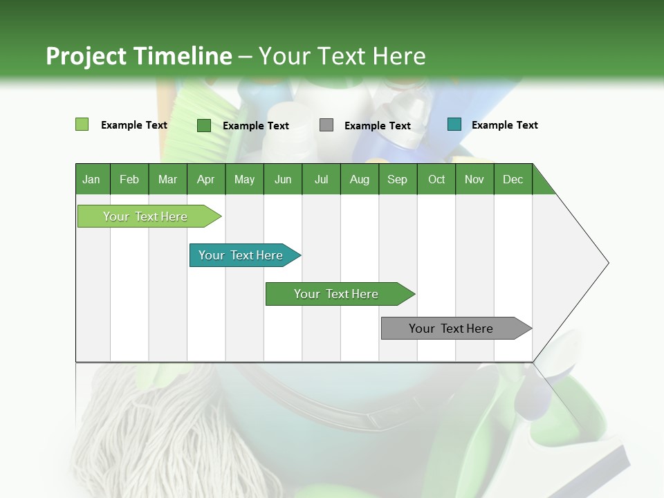 Bottle Chemical Chores PowerPoint Template