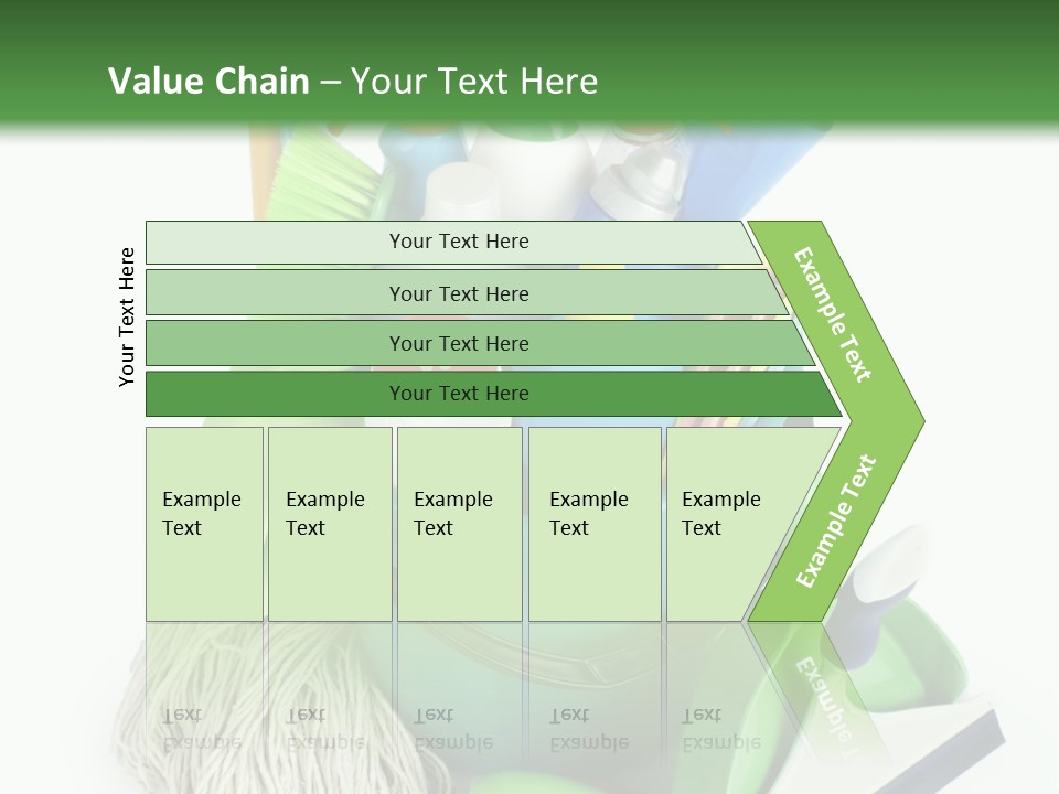 Bottle Chemical Chores PowerPoint Template
