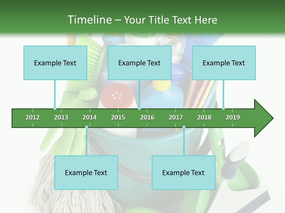 Bottle Chemical Chores PowerPoint Template