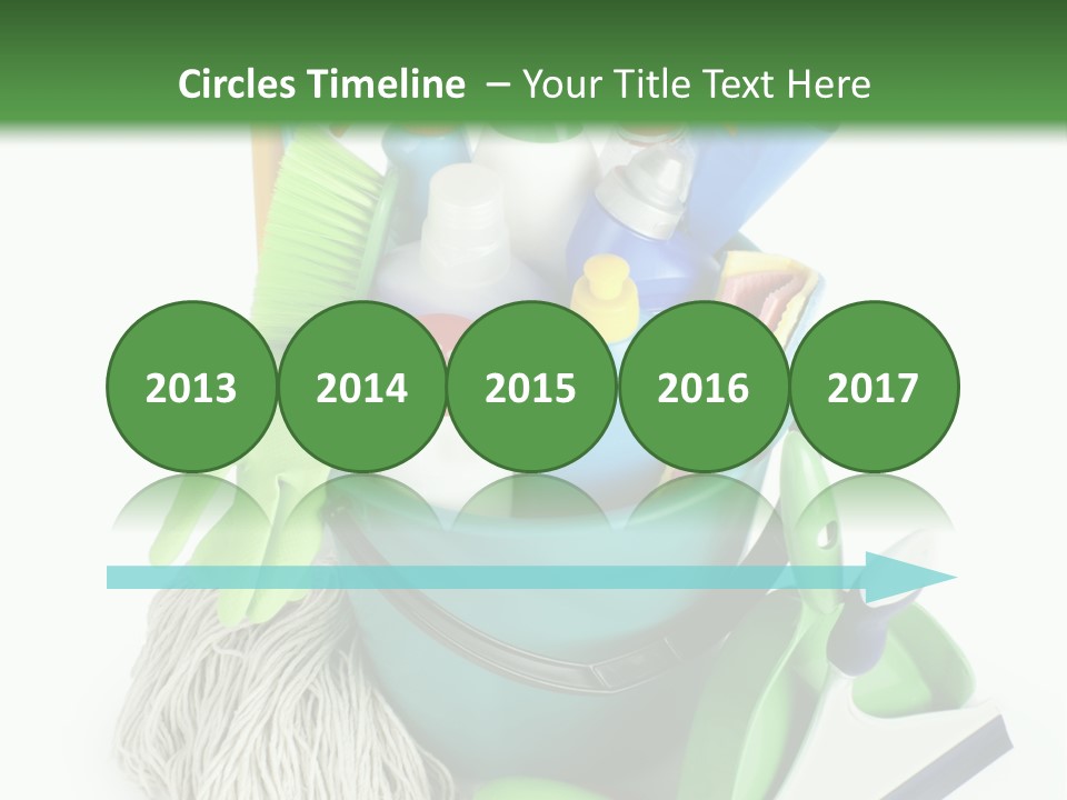 Bottle Chemical Chores PowerPoint Template