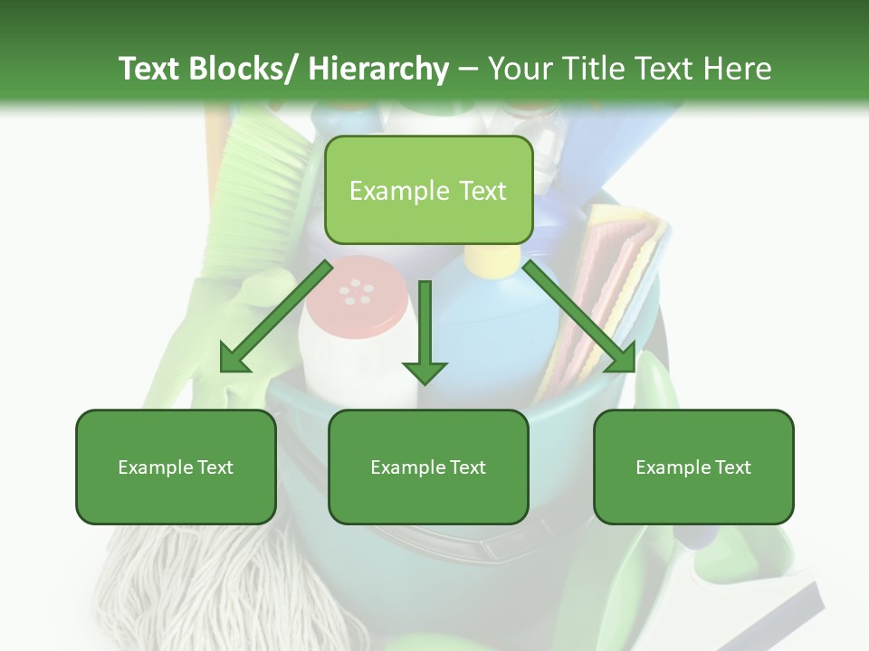 Bottle Chemical Chores PowerPoint Template