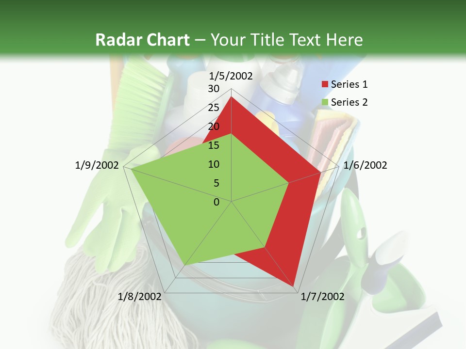 Bottle Chemical Chores PowerPoint Template
