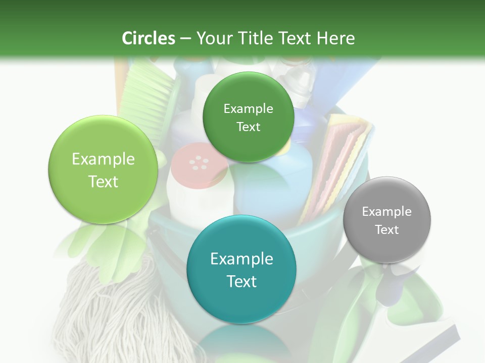 Bottle Chemical Chores PowerPoint Template