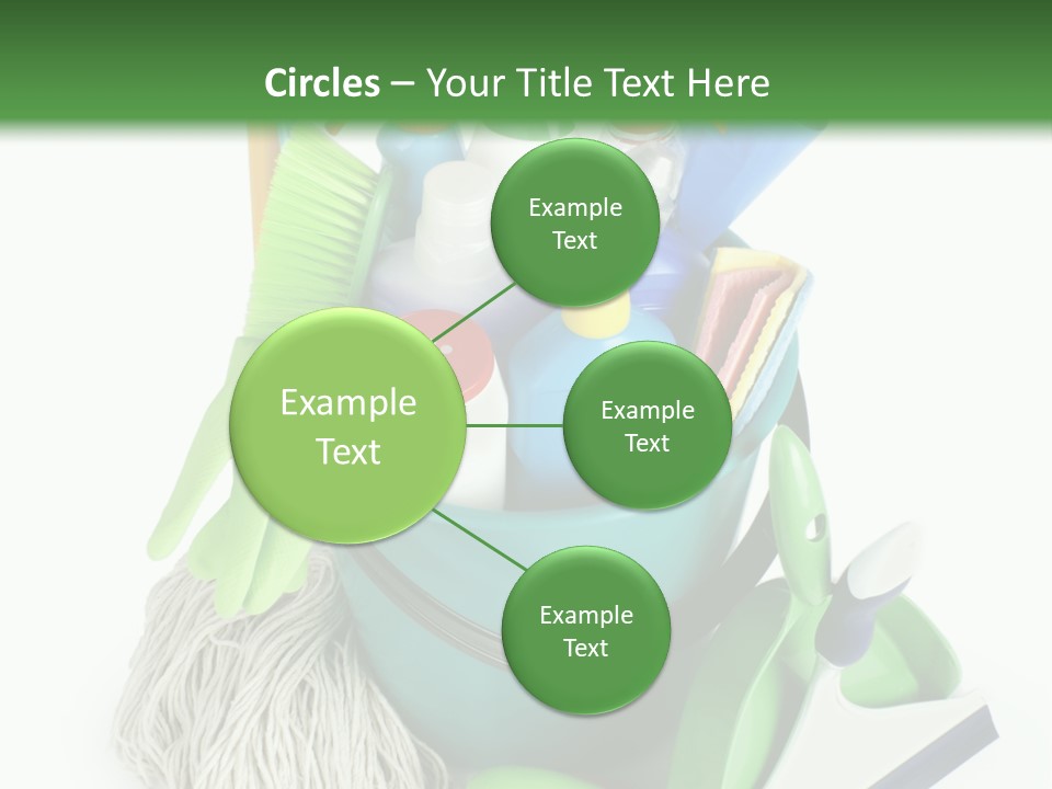 Bottle Chemical Chores PowerPoint Template
