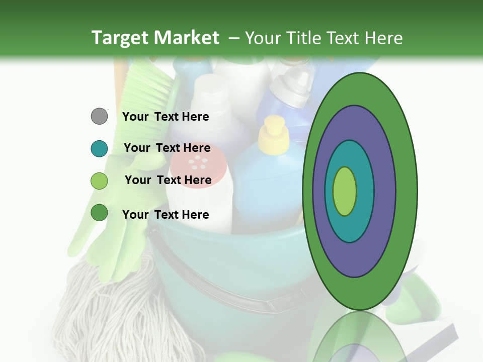 Bottle Chemical Chores PowerPoint Template