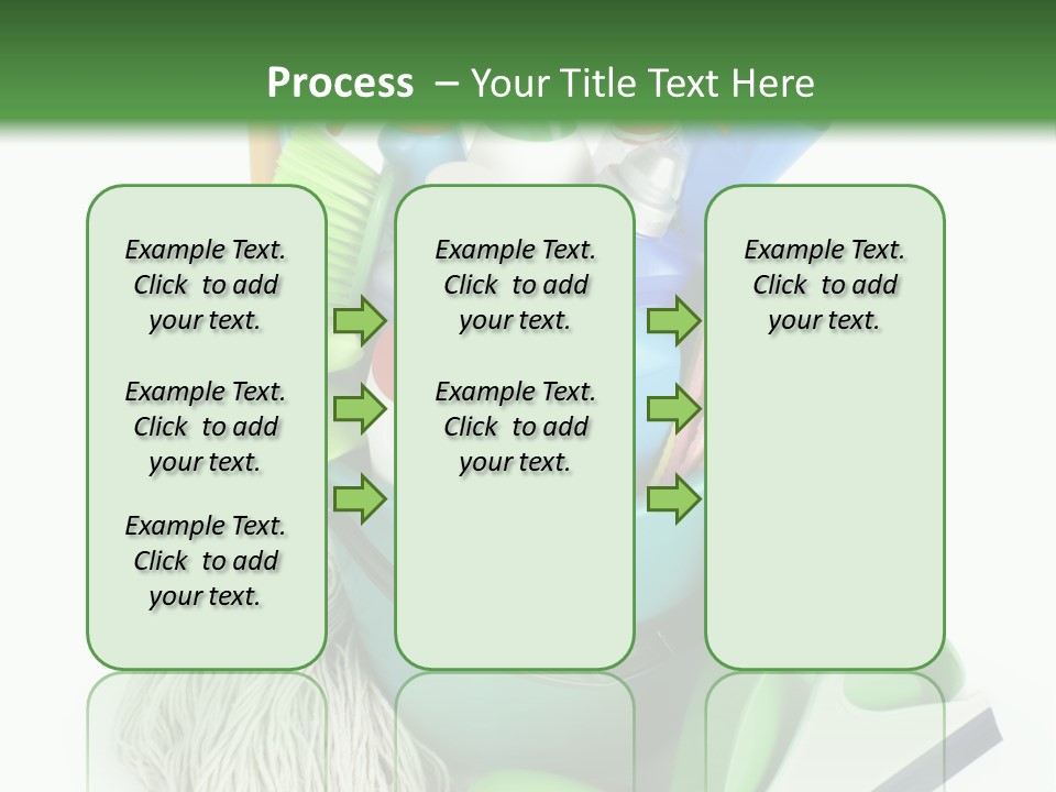 Bottle Chemical Chores PowerPoint Template