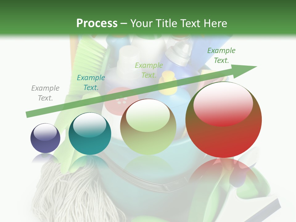 Bottle Chemical Chores PowerPoint Template