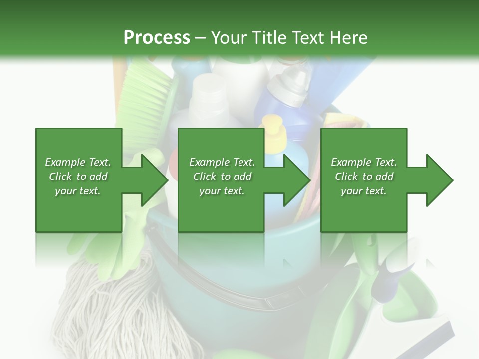 Bottle Chemical Chores PowerPoint Template