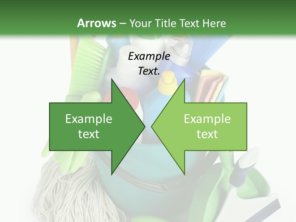 Bottle Chemical Chores PowerPoint Template
