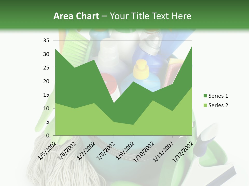 Bottle Chemical Chores PowerPoint Template