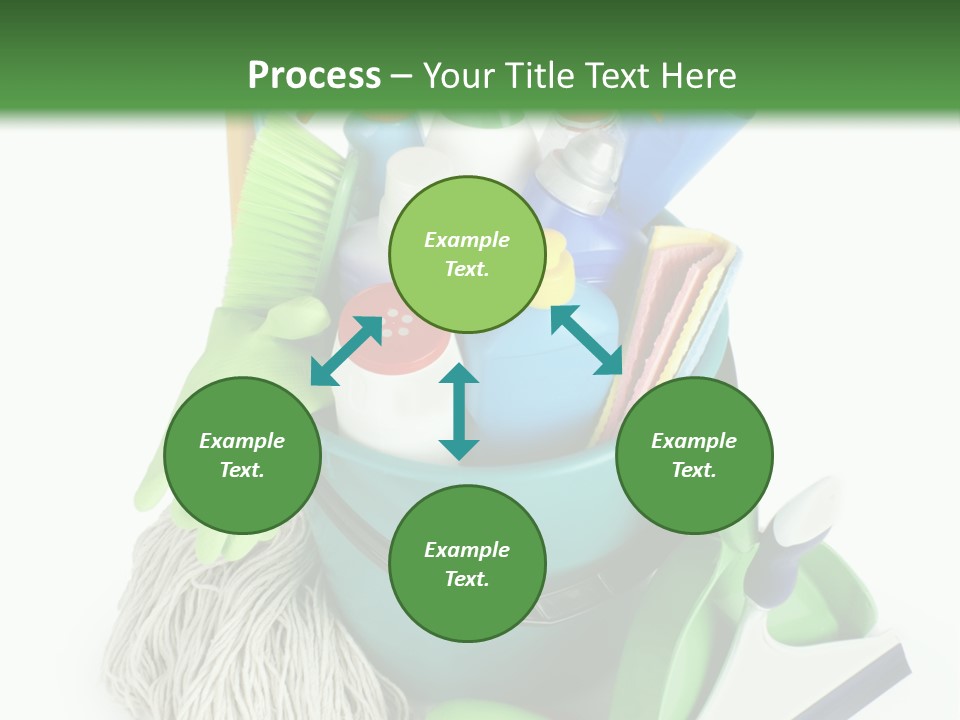 Bottle Chemical Chores PowerPoint Template