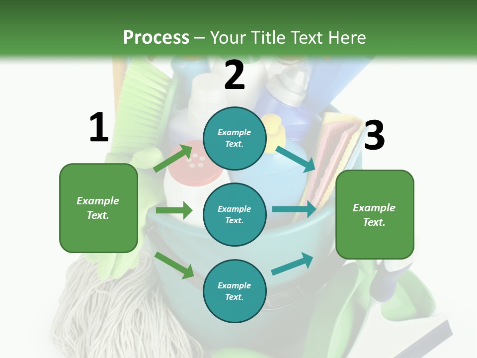 Bottle Chemical Chores PowerPoint Template