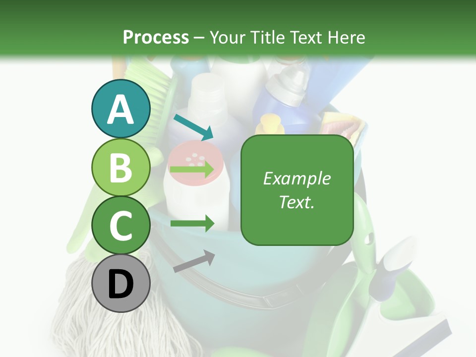 Bottle Chemical Chores PowerPoint Template