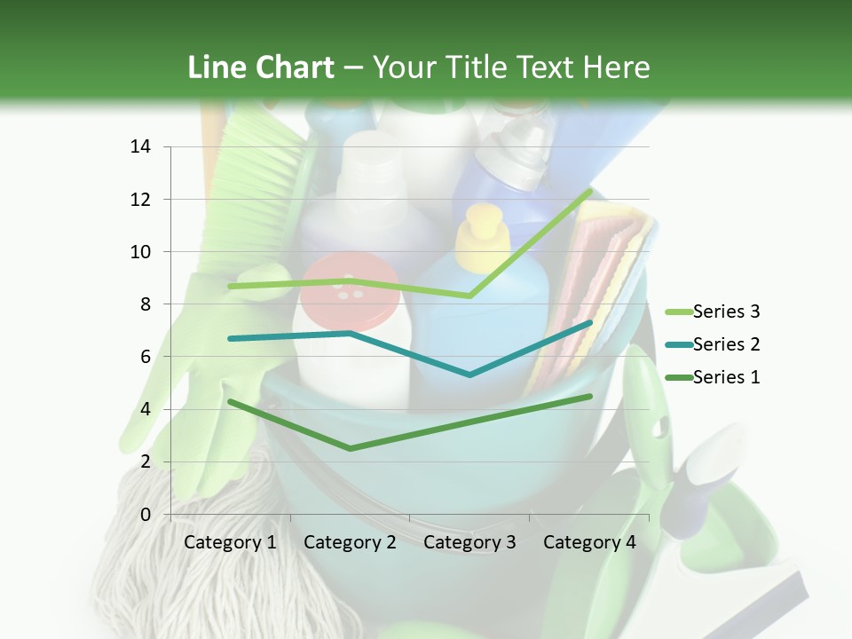 Bottle Chemical Chores PowerPoint Template