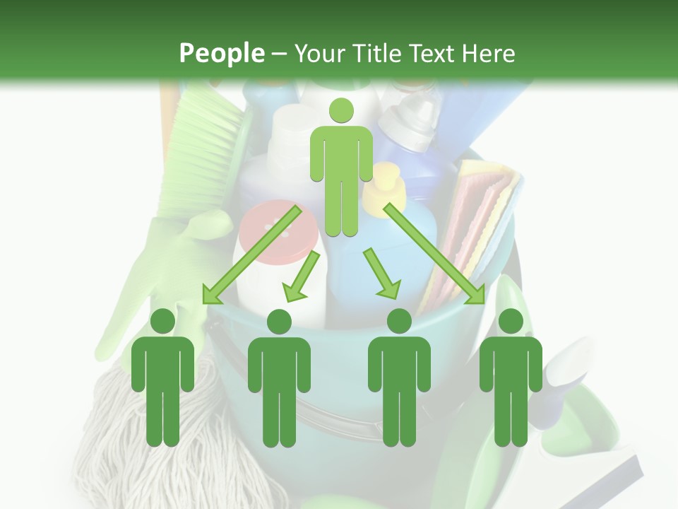 Bottle Chemical Chores PowerPoint Template