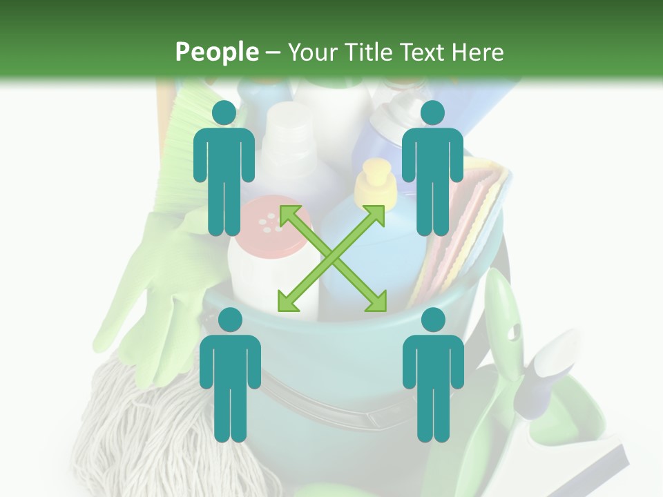 Bottle Chemical Chores PowerPoint Template