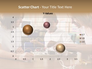 Colour Horizontal Circuit PowerPoint Template