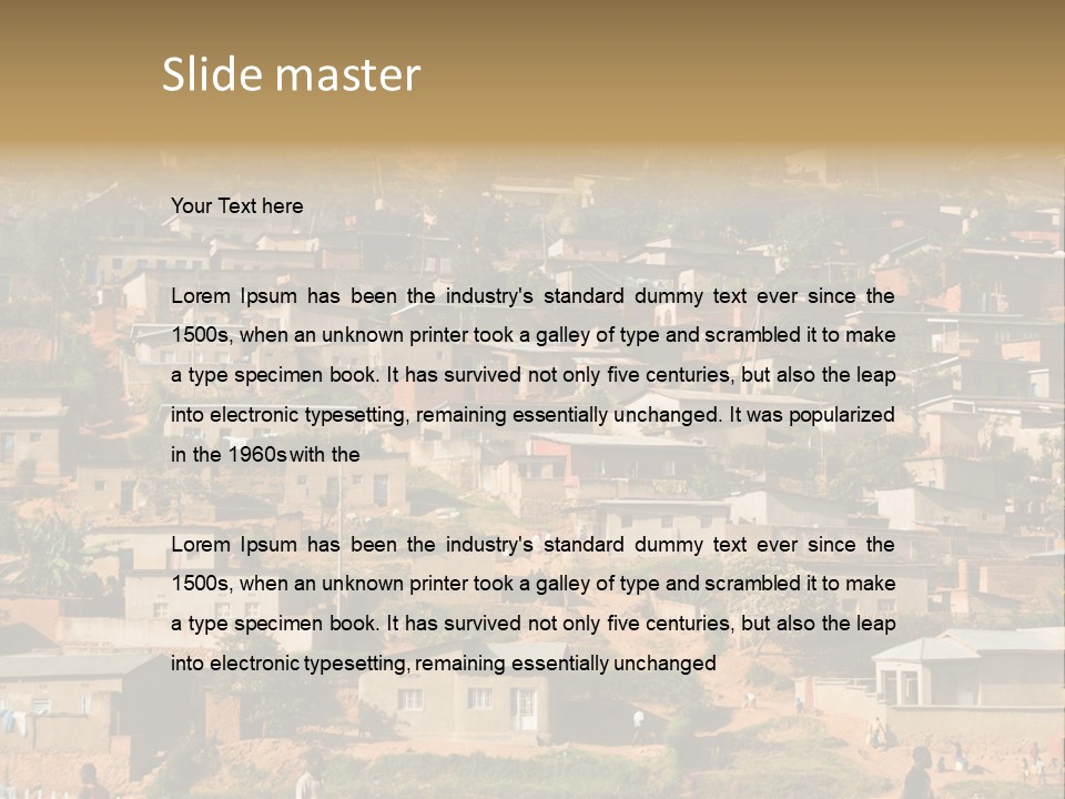 Hill Kigali Africa PowerPoint Template