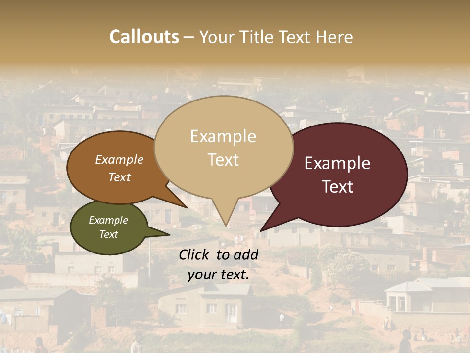 Hill Kigali Africa PowerPoint Template