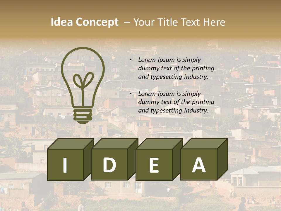 Hill Kigali Africa PowerPoint Template