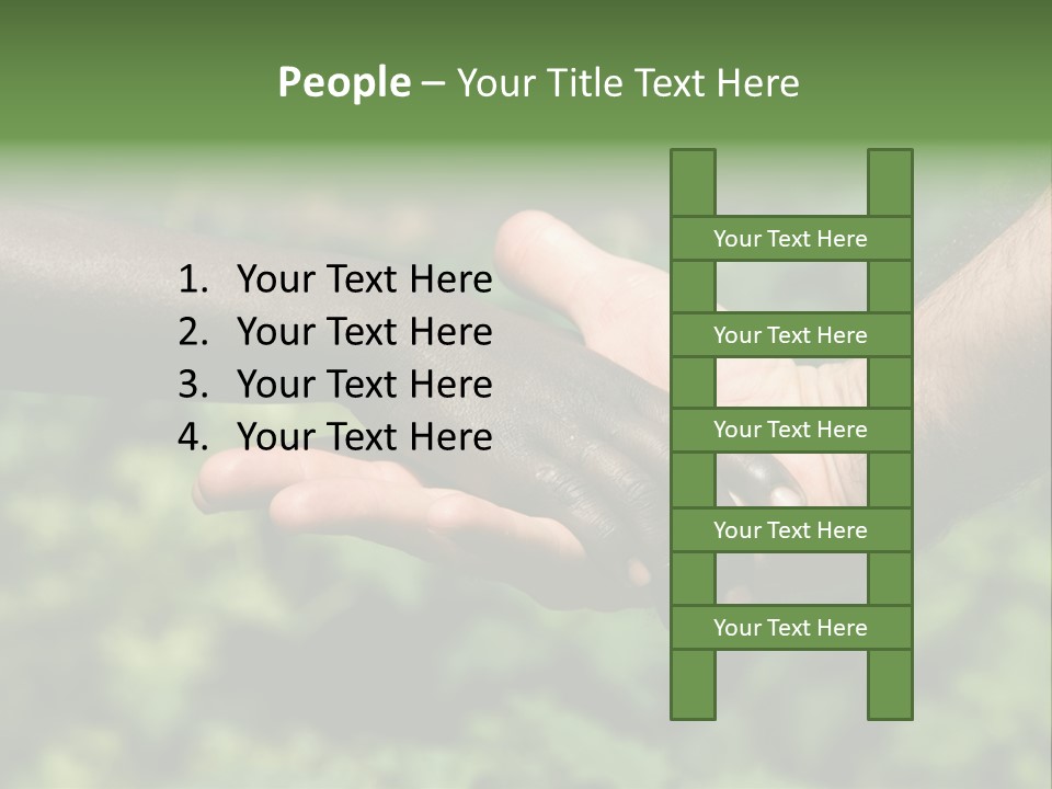 Fishermen White Africa PowerPoint Template