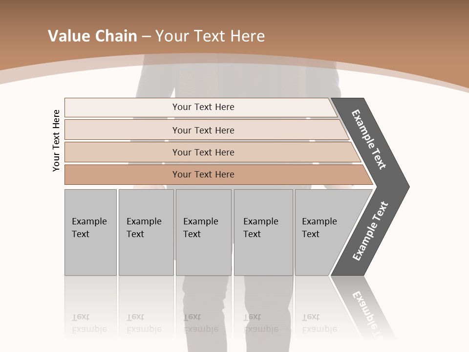 Alone Businessman Action PowerPoint Template
