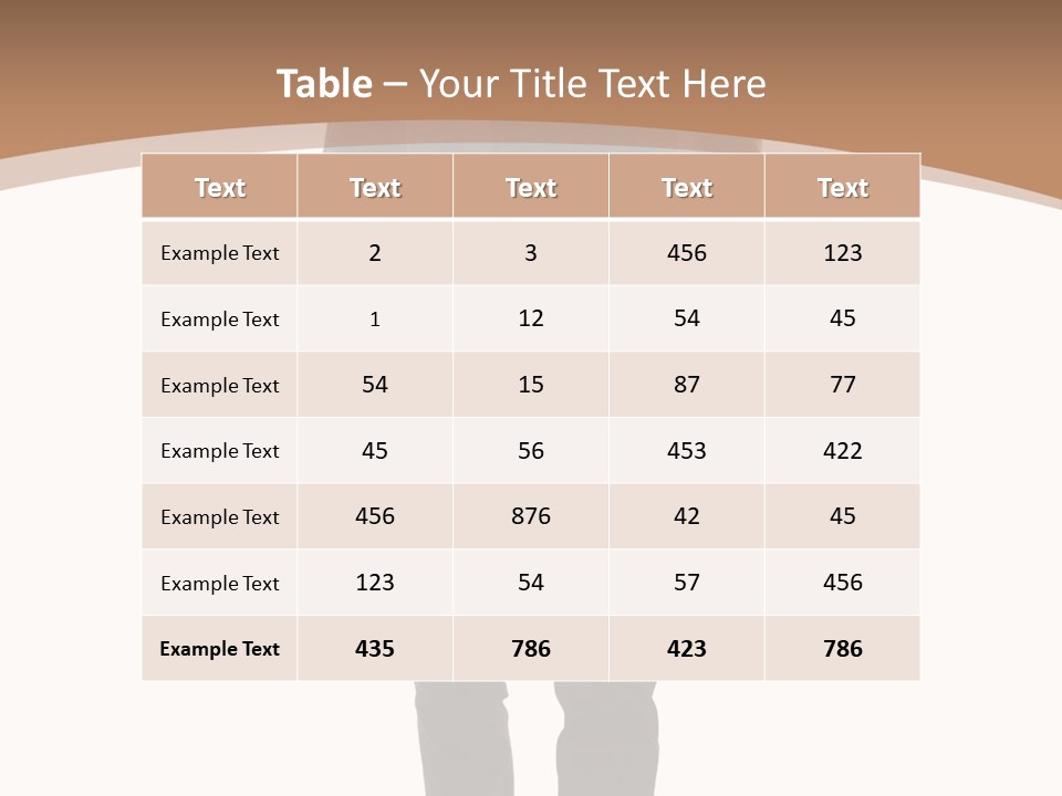 Alone Businessman Action PowerPoint Template