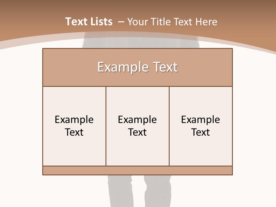 Alone Businessman Action PowerPoint Template