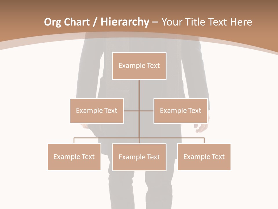 Alone Businessman Action PowerPoint Template