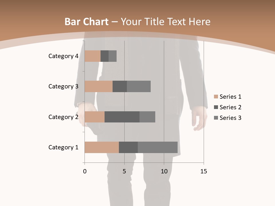 Alone Businessman Action PowerPoint Template