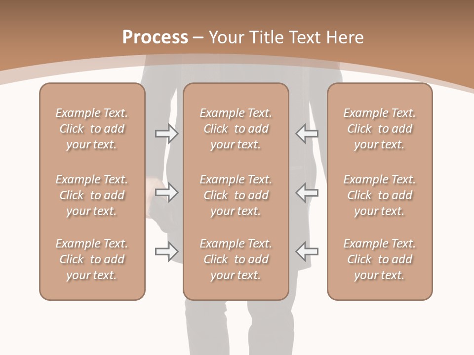 Alone Businessman Action PowerPoint Template