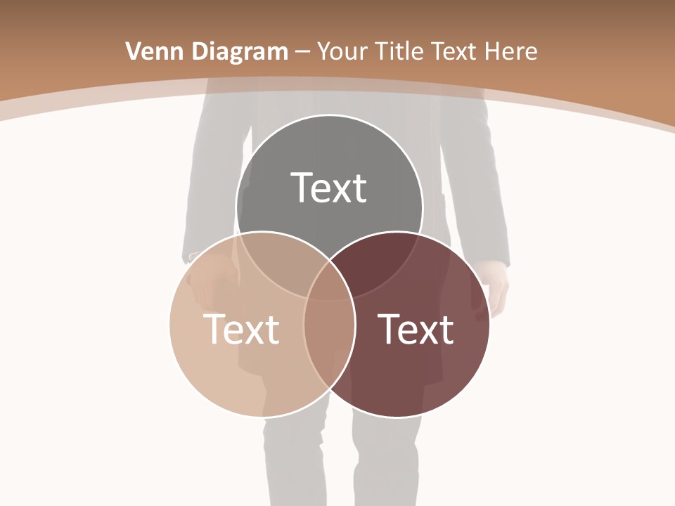 Alone Businessman Action PowerPoint Template