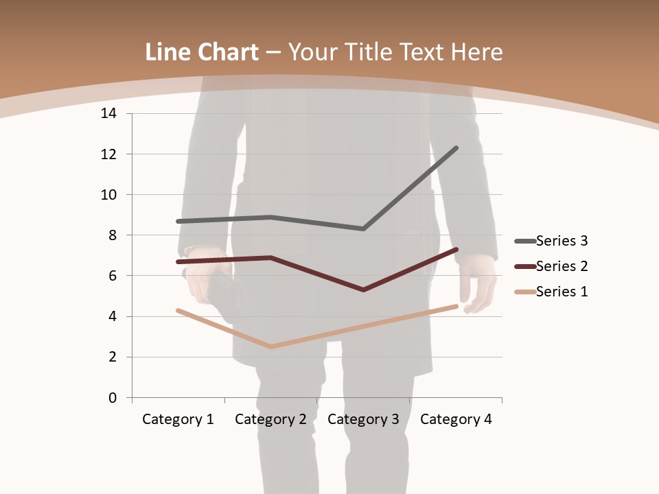 Alone Businessman Action PowerPoint Template
