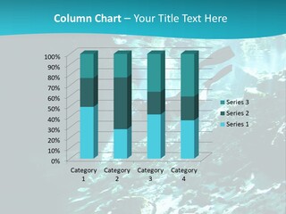 Geology Free Diving Fresh Water PowerPoint Template